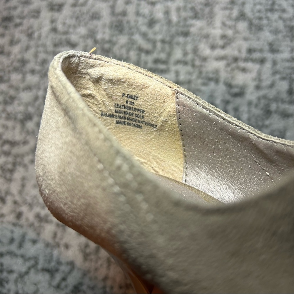 Steve Madden Brown P-Daizy Fringe Suede Peep Toe Heels Size 6.5 - Picture 10 of 11
